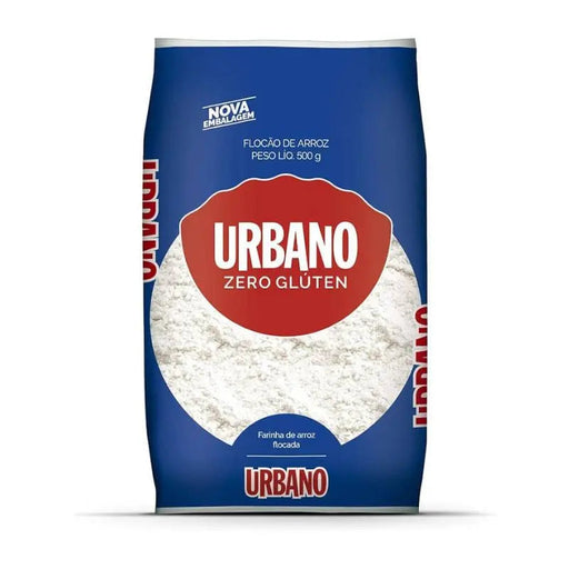 Farinha de Arroz Flocado / Flocked Rice Flour URBANO 500g 