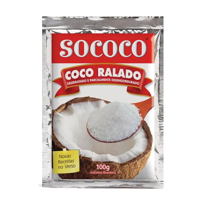 Coco Ralado SOCOCO 100g BrasilinBox