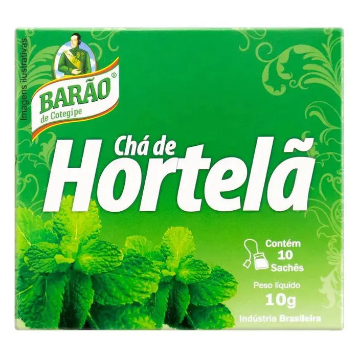 Chá de Hortelã Barão de Cotegipe 10x13g BrasilinBox